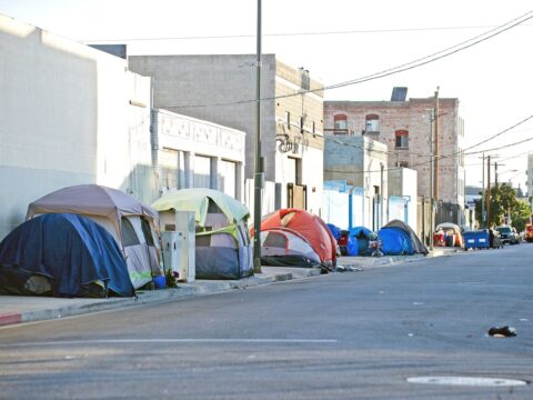 los angeles tent city